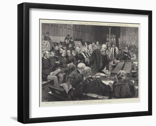 In the House of Lords, the Ministerial Bench-Thomas Walter Wilson-Framed Giclee Print