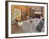 In the House of the Artist Konstantin Korovin-Sergei Arsenevich Vinogradov-Framed Giclee Print