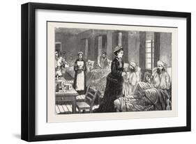 In the Katherine Hospital, Belgrade, Serbia, 1876-null-Framed Giclee Print