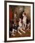 In the Kennel (Oil on Canvas)-John Emms-Framed Giclee Print