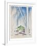 In the Key of Blue, C.1919 (Tempera & Pencil on Board)-Charles Demuth-Framed Giclee Print