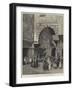 In the Khan El-Khalily at Cairo, Egyptian Traders from the Red Sea-Charles Auguste Loye-Framed Giclee Print