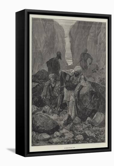 In the Khyber Pass-Richard Caton Woodville II-Framed Stretched Canvas