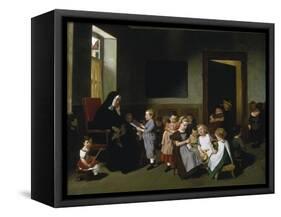 In the Kindergarten-Hubert Salentin-Framed Stretched Canvas