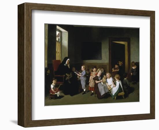 In the Kindergarten-Hubert Salentin-Framed Giclee Print