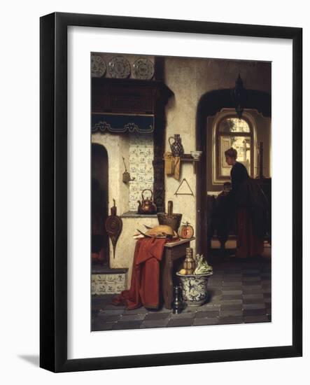 In the Kitchen, 1872-Charles Joseph Grips-Framed Giclee Print