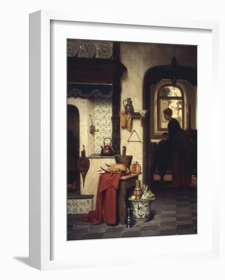 In the Kitchen, 1872-Charles Joseph Grips-Framed Giclee Print