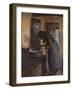 In the kitchen, 1891-Oscar Arnold Wergeland-Framed Giclee Print