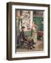 In the Kitchen, 1918-Harold Harvey-Framed Giclee Print