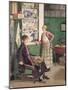 In the Kitchen, 1918-Harold Harvey-Mounted Giclee Print