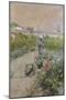 In the Kitchen Garden, 1883-Carl Larsson-Mounted Giclee Print