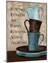 In the Kitchen I-N. Harbick-Mounted Art Print