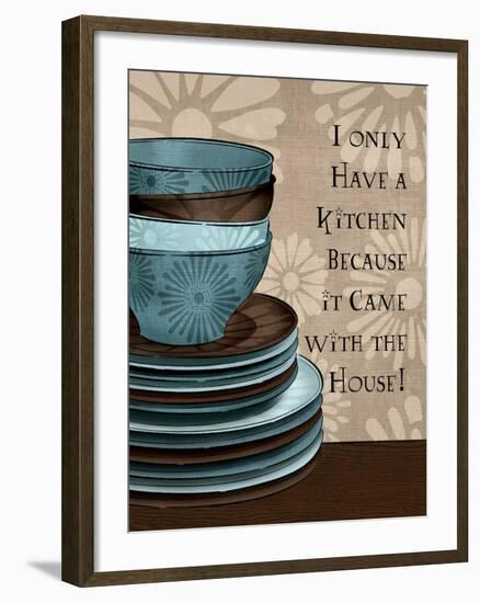 In the Kitchen II-N. Harbick-Framed Art Print