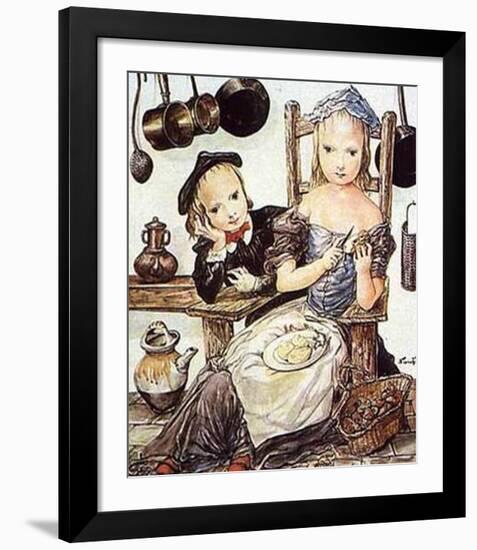 In the Kitchen-Tsuguharu Foujita-Framed Art Print