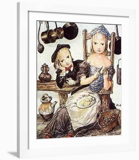 In the Kitchen-Tsuguharu Foujita-Framed Art Print