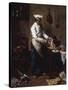 In the Kitchen-Theodule Ribot-Stretched Canvas