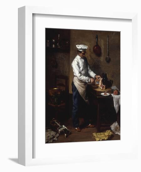 In the Kitchen-Theodule Ribot-Framed Giclee Print