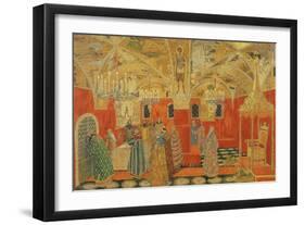 In the Kremlin, Scene from the Opera 'Boris Godunov' by M. Mussorgsky-Aleksandr Jakovlevic Golovin-Framed Premium Giclee Print