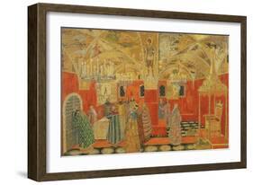 In the Kremlin, Scene from the Opera 'Boris Godunov' by M. Mussorgsky-Aleksandr Jakovlevic Golovin-Framed Giclee Print