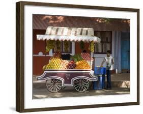 In the Latin Quarter of Panaji Formerly Known as Panjim, Goa, India-Robert Harding-Framed Photographic Print