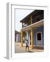 In the Latin Quarter of Panaji Formerly Known as Panjim, Goa, India-Robert Harding-Framed Photographic Print