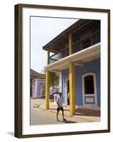 In the Latin Quarter of Panaji Formerly Known as Panjim, Goa, India-Robert Harding-Framed Photographic Print