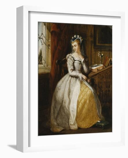 In the Library, 1897-Sir James Dromgole Linton-Framed Giclee Print