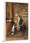 In the Library-Johann Hamza-Framed Giclee Print