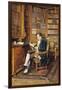 In the Library-Johann Hamza-Framed Giclee Print