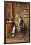 In the Library-Johann Hamza-Framed Giclee Print