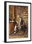 In the Library-Johann Hamza-Framed Giclee Print