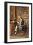 In the Library-Johann Hamza-Framed Giclee Print