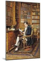 In the Library-Johann Hamza-Mounted Giclee Print