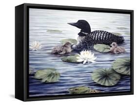 In the Lilies-Kevin Dodds-Framed Stretched Canvas