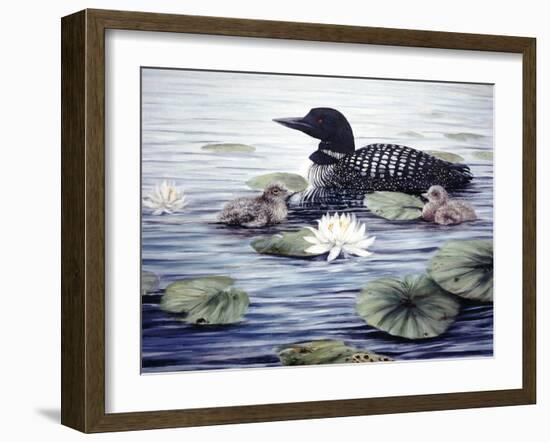 In the Lilies-Kevin Dodds-Framed Giclee Print