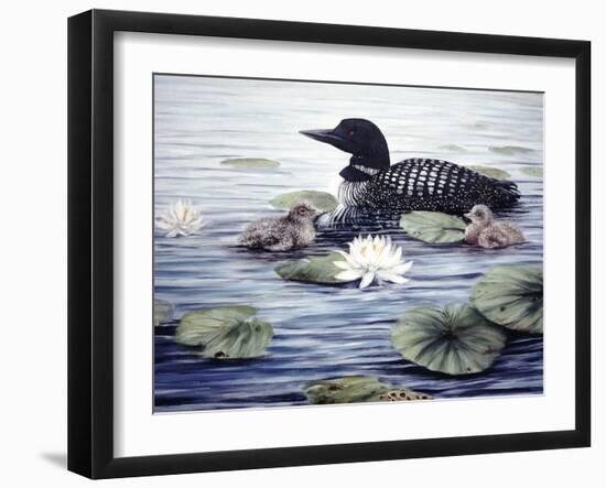 In the Lilies-Kevin Dodds-Framed Giclee Print