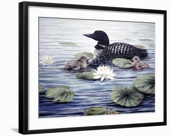 In the Lilies-Kevin Dodds-Framed Giclee Print