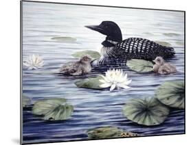 In the Lilies-Kevin Dodds-Mounted Premium Giclee Print
