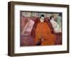 In the Living Room, the Couch Prostituees in a Brothel Waiting for Guests. Painting by Henri De Tou-Henri de Toulouse-Lautrec-Framed Giclee Print