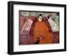 In the Living Room, the Couch Prostituees in a Brothel Waiting for Guests. Painting by Henri De Tou-Henri de Toulouse-Lautrec-Framed Giclee Print