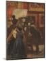 In the Louvre, 1867-Adolph Friedrich Erdmann von Menzel-Mounted Premium Giclee Print