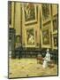 In the Louvre, 1899-Louis Beroud-Mounted Giclee Print