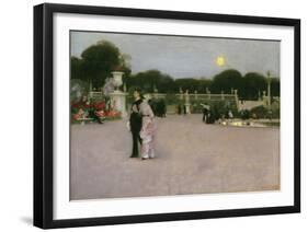 In the Luxembourg Gardens, 1879-John Singer Sargent-Framed Art Print