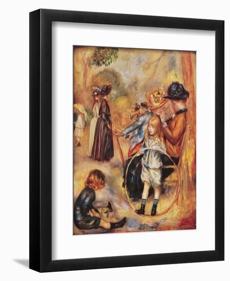 In the Luxembourg Gardens, 1883-Pierre-Auguste Renoir-Framed Premium Giclee Print