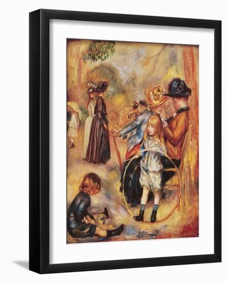 In the Luxembourg Gardens, 1883-Pierre-Auguste Renoir-Framed Giclee Print