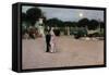 In the Luxembourg Gardens-John Singer Sargent-Framed Stretched Canvas