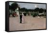 In the Luxembourg Gardens-John Singer Sargent-Framed Stretched Canvas