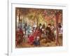 In the Luxembourg Gardens-Adolph von Menzel-Framed Giclee Print