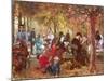 In the Luxembourg Gardens-Adolph von Menzel-Mounted Giclee Print