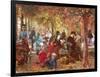 In the Luxembourg Gardens-Adolph von Menzel-Framed Giclee Print